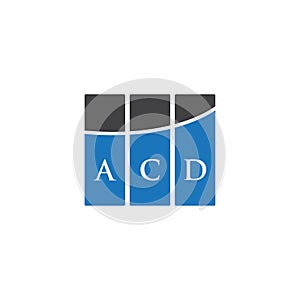 ACD letter logo design on black background. ACD creative initials letter logo concept. ACD letter design