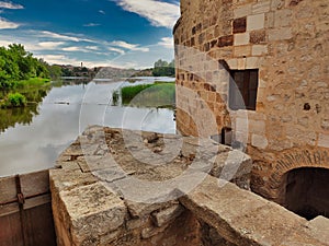 \'AceÃ±as de Olivares\' (water mills), Zamora city, Spain photo