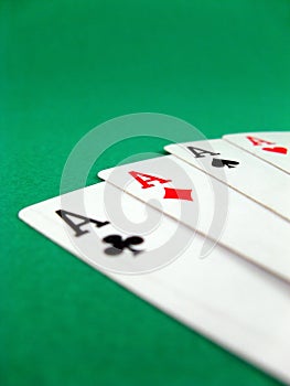 Ace card poker gambling