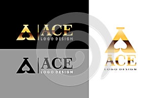 Ace Company Logo Design Template photo