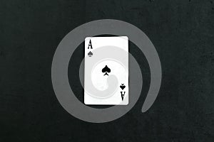 Ace of Spades playing card