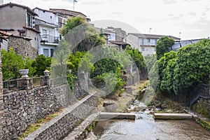 Acebo, beautiful little town in Sierra de Gata, Extremadura, Spain photo