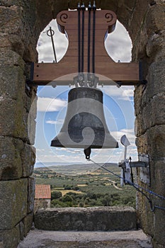 Aceituna church bell, Extremadura, Spain photo