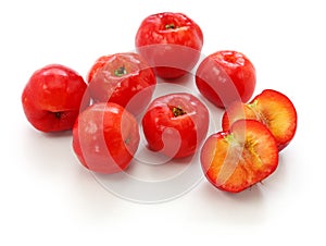 Acerola fruit, barbados cherry photo