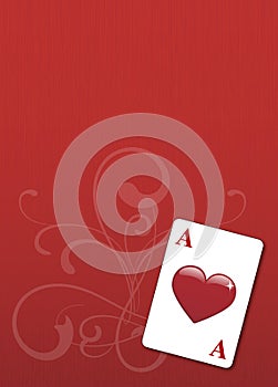 Aces, background poker