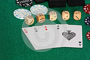 Aces and dice
