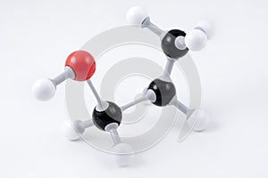 Acetone Molecule Structure (C3H6O)