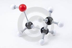 Acetone Molecule Structure (C3H6O)