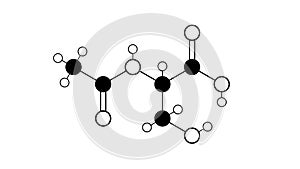 acetylcysteine molecule, structural chemical formula, ball-and-stick model, isolated image n-acetylcysteine