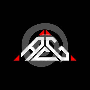 ACG letter logo creative design with vector graphic, ACG