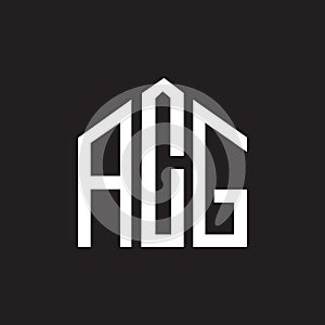 ACG letter logo design on black background.ACG creative initials letter logo concept.ACG letter design photo
