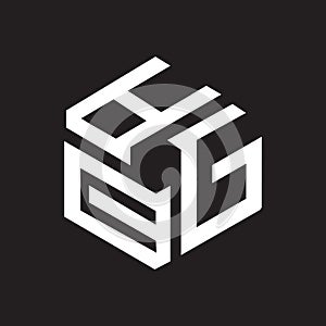 ACG letter logo design on black background.ACG creative initials letter logo concept.ACG letter design photo