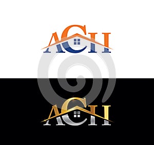ACH Monogram Initial Real Estate Sign