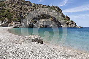 Achata beach on Karpathos island, Greece photo