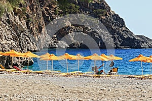 Achata beach, Karpathos island, Greece photo