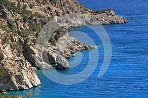 Achata beach, Karpathos island, Greece photo