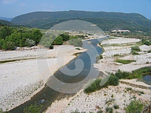 Achelous river in Acarnania and Aetolia Greece