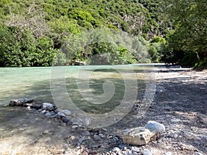 Acheron River in northwest Greece