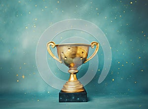 Achieve champion award success background prize cup contest trophy sport championship victory