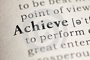 Achieve