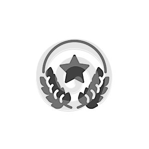 Achievement award vector icon