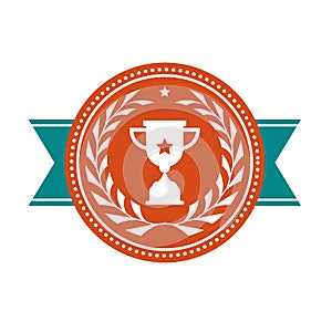 Achievement badge - award medal