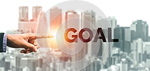 Achievement and Business Goal Success Concept