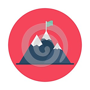 achievement flat background vector icon which can easily modify or edit