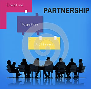 Achievement Teamwork Creative Together Collaboration Graphic Con