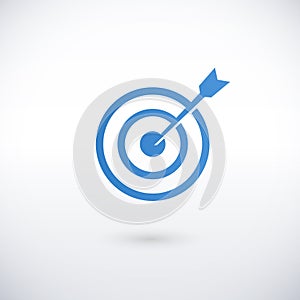 Achieving goal logo design template