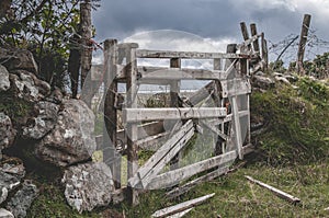 Achill Island Broken Old Wooden Gate