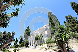 Achilleion Palace. Gastouri an Corfu island, Greece. photo