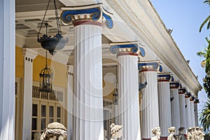 Achilleion palace at Corfu