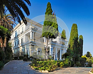 The Achilleion Palace in Corfu, Greece