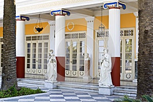 Achilleion palace at Corfu island