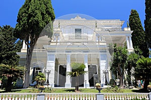 Achilleion Palace. Gastouri an Corfu island, Greece.