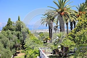 Achilleion Palace. Gastouri an Corfu island, Greece.