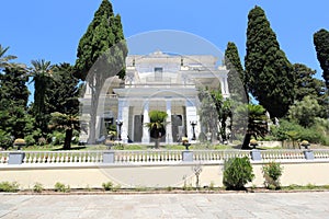 Achilleion Palace. Gastouri an Corfu island, Greece.