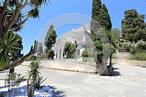 Achilleion Palace. Gastouri an Corfu island, Greece. photo