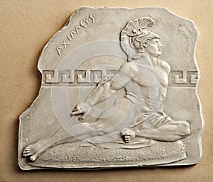 Achilles engraving photo