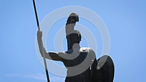 Achilles statue in Achilleion palace also called Sisi Palace on Corfu Island, Greece