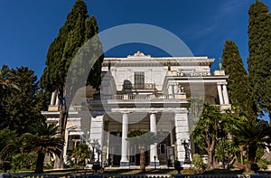 Achillion palace at Corfu Greece