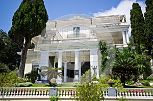 Achillion palace on Corfu island, Greece
