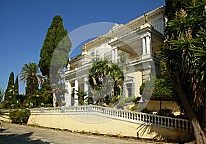 Achillion Palace on the island of Corfu