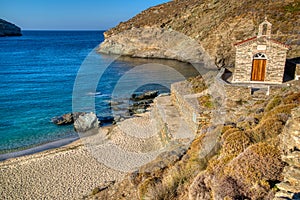 Achla beach, Andros,  Cyclades, Greece