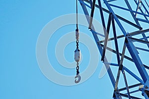 Achor on a crane