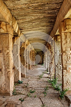 Achyutaraya Temple ruins in Hampi, Karnataka, India
