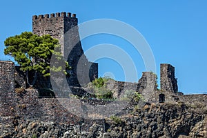 Aci Castello castle in Sicily, Italy