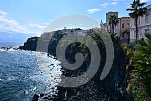 The Aci Castello - small town in Sicily
