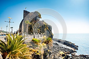 Aci castle near Catania, Italy